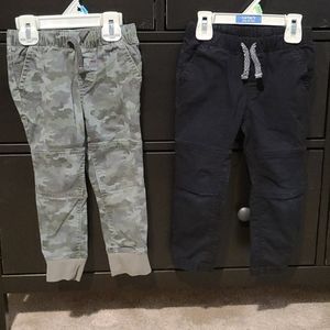 Set Boys 3T Cat & Jack thin jogger Pants